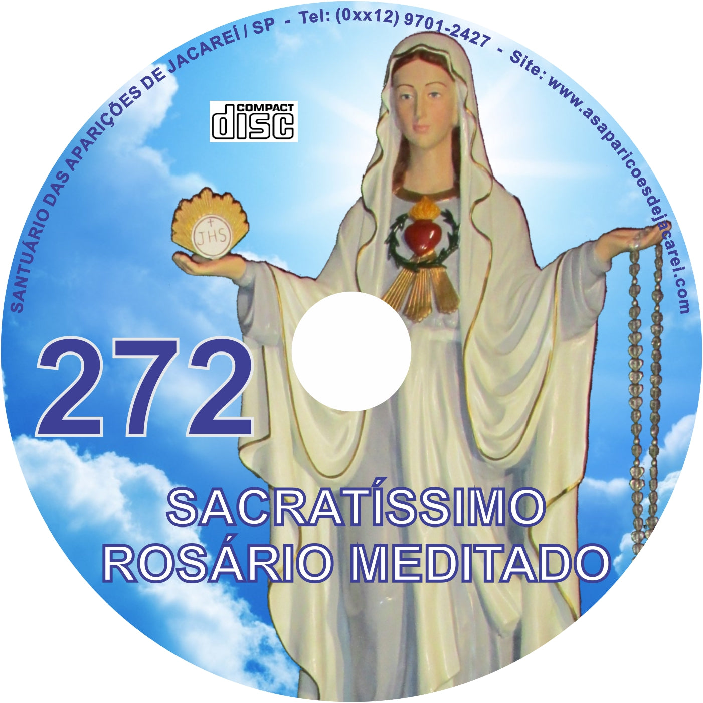 CD Rosário Meditado 272 CD Rosário Meditado 272